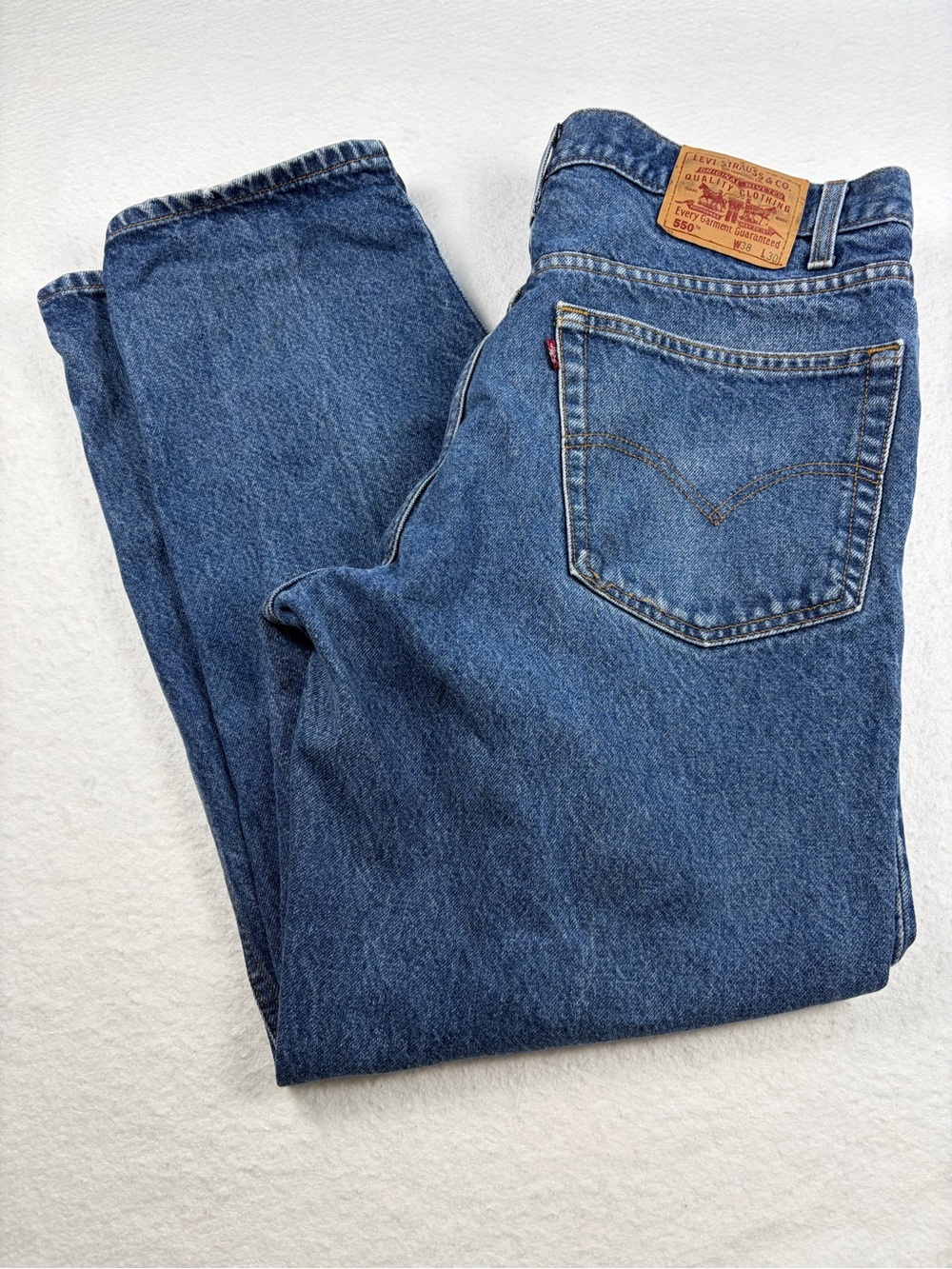 Vintage Levi’s 550 Men's Classic Blue Denim Jeans